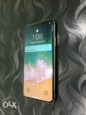 I phone x (64GB silver colour) 3month left