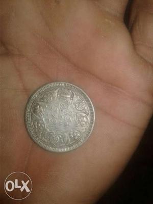 King Emperor one Rupee india  old