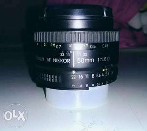 Like new Nikon 50 mm 1.8 d lens not used much