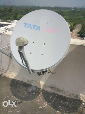 Old used Tata sky hd dish connection