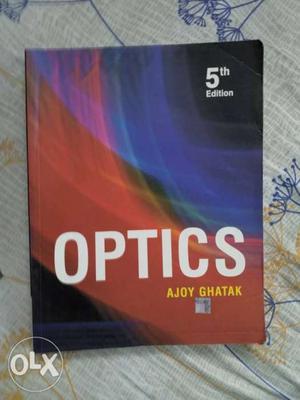 Optics Book By Ajoy Ghatak