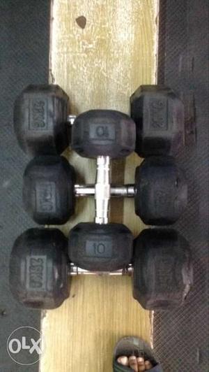 Plates and dumbbell, per kg rs.55