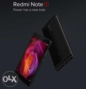 Redmi Note 4. 4gb + 64gb  mAh battery 13 mp