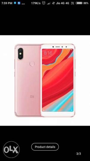 Redmi Y2 Rose Gold & Dark gray 3gb and 32rom and
