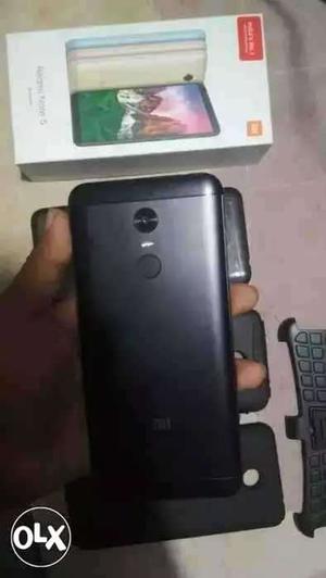 Redmi note  black colour,may month