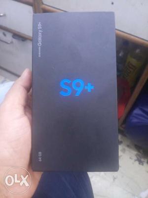S9 plus 64 gb brand new black colour 12 month