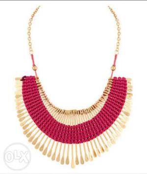 Fedexo red alloy necklace Totally new