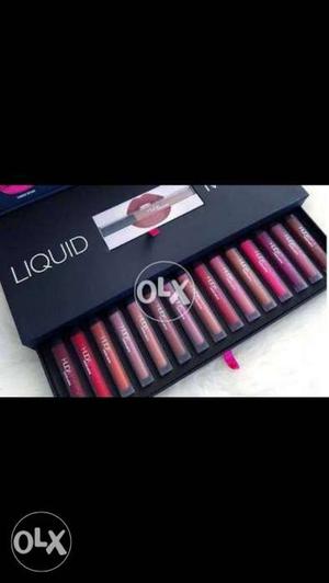 Huda beauty liquid lipstick 16 piece