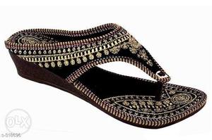 Jaipuri work slipper at reasonable price