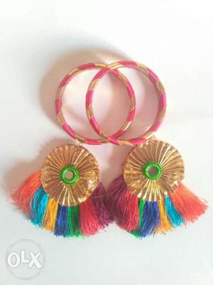 Multicolor bangles for navratri