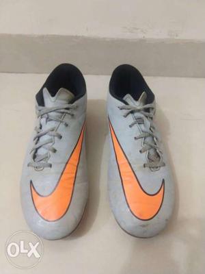 Nike Hypervenom Grey n Orange