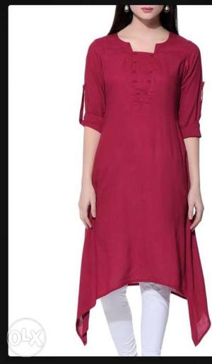 Pink colour kurta only at rs 650 place Trivandrum