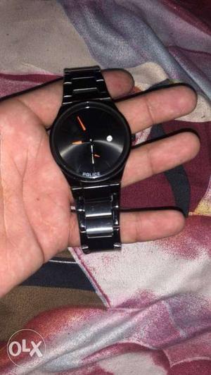 Police Am- black original wrist watch worth