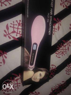 This is a fast hair straightener. It is not used