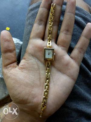 Timex Gold Plated Ladies Watch