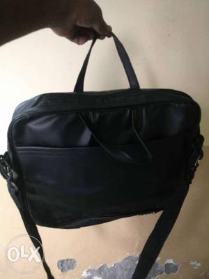 Unused leather laptop bag