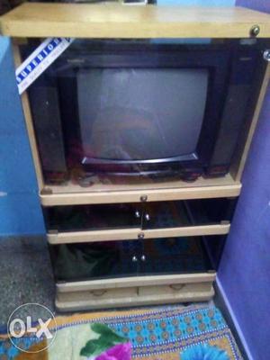 21.inch CRT TV running condition with stand