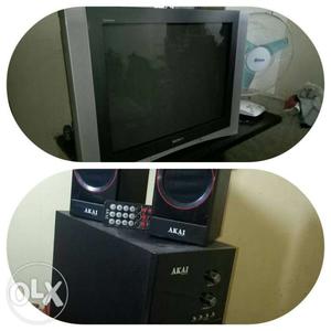 23 inc Tv & sistam for sale It's very Chip price