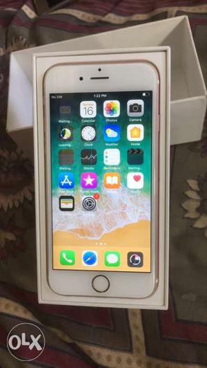 Apple IPhone 6s16gb rose gold with box bill carger