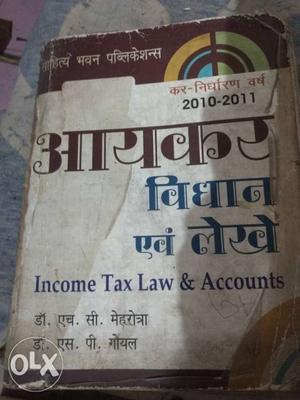 B.Com 1st year Income tax law & accounts book in