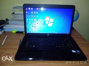 Black HP Laptop dual core processor