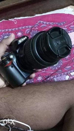 Black Nikon d DSLR Camera With Lens