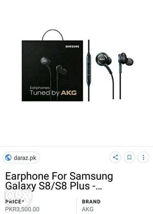 Black Samsung Earphones Box Screenshot