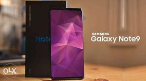 Brand new Samsung note 9 launch phone selling