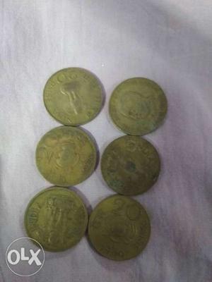 Bras coins 6 piece in ₹500