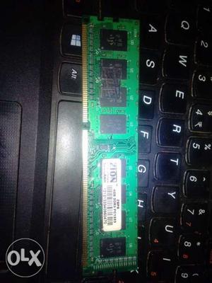 DDR3 4gb ram at  DDR3 2GB ram at 800 DDR3 1GB