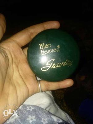 Green And White Bowling Ball