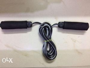 Gym - Black Skipping Rope For Fitness