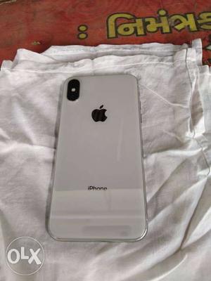 IPhone X 256gb silver colour bill box complete