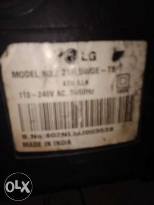 LG Product Label