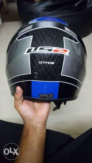 LS2 Black And Blue Full-face Helmet