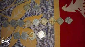 Last set of 5 paise indian coin of year  to