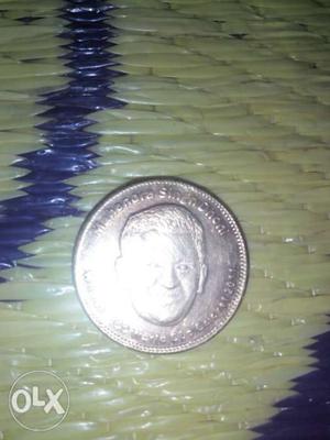 M.s.dhoni cricket coin