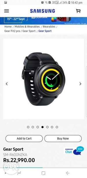 Original Samsung Gear Sport Smart Watch Original