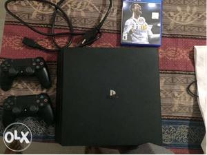 PS4 PRO with Controllers and FIFA 18