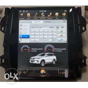 Tesla style Vertical screen Android 12.1" Toyota Fortuner