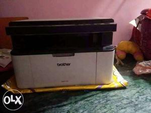 White And Black Brother Multifunction Printer