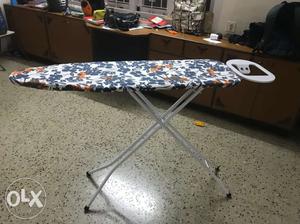 White And Black Floral Ironing Board