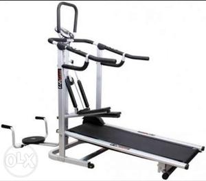 4 in 1 manual treadmill, foldable, not used