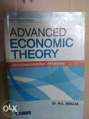 Advanced economic theory 20th edition