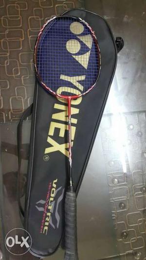 Black and red badminton rocket - Yonex Voltric 7