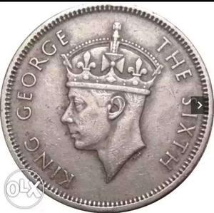 British Indian coin 1 rupay