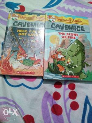 Cavemice The Stone Of Fire And Help Hot Lava Books