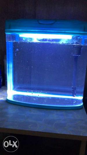 Fish tank with inbuilt filter and light