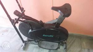 Fitness cycling machine with digital display in a