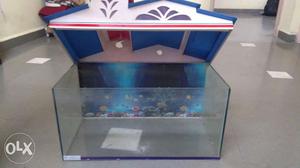 Good Condition Fish Tank, Ocean Back Cover